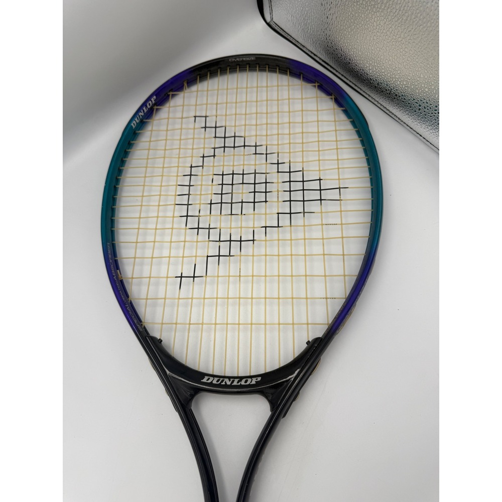 Dunlop Power Plus Oversize Tennis Racquet MultiColor Frame No. 4 4.5 Inch - Picture 3 of 8